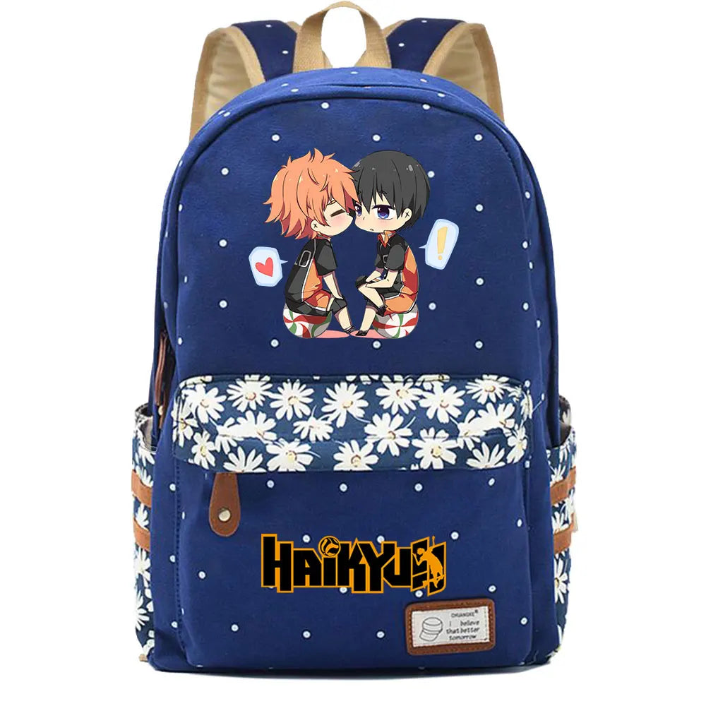 New Animal Volleyball Juvenile Boy Girl Kids School Book Bags Women Bagpack Teenagers Schoolbags Canvas Laptop Travel Backpack