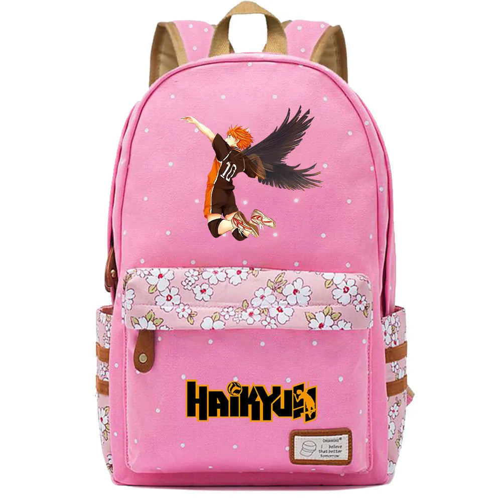 New Animal Volleyball Juvenile Boy Girl Kids School Book Bags Women Bagpack Teenagers Schoolbags Canvas Laptop Travel Backpack
