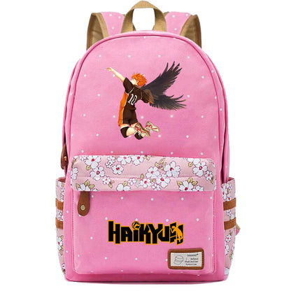 New Animal Volleyball Juvenile Boy Girl Kids School Book Bags Women Bagpack Teenagers Schoolbags Canvas Laptop Travel Backpack