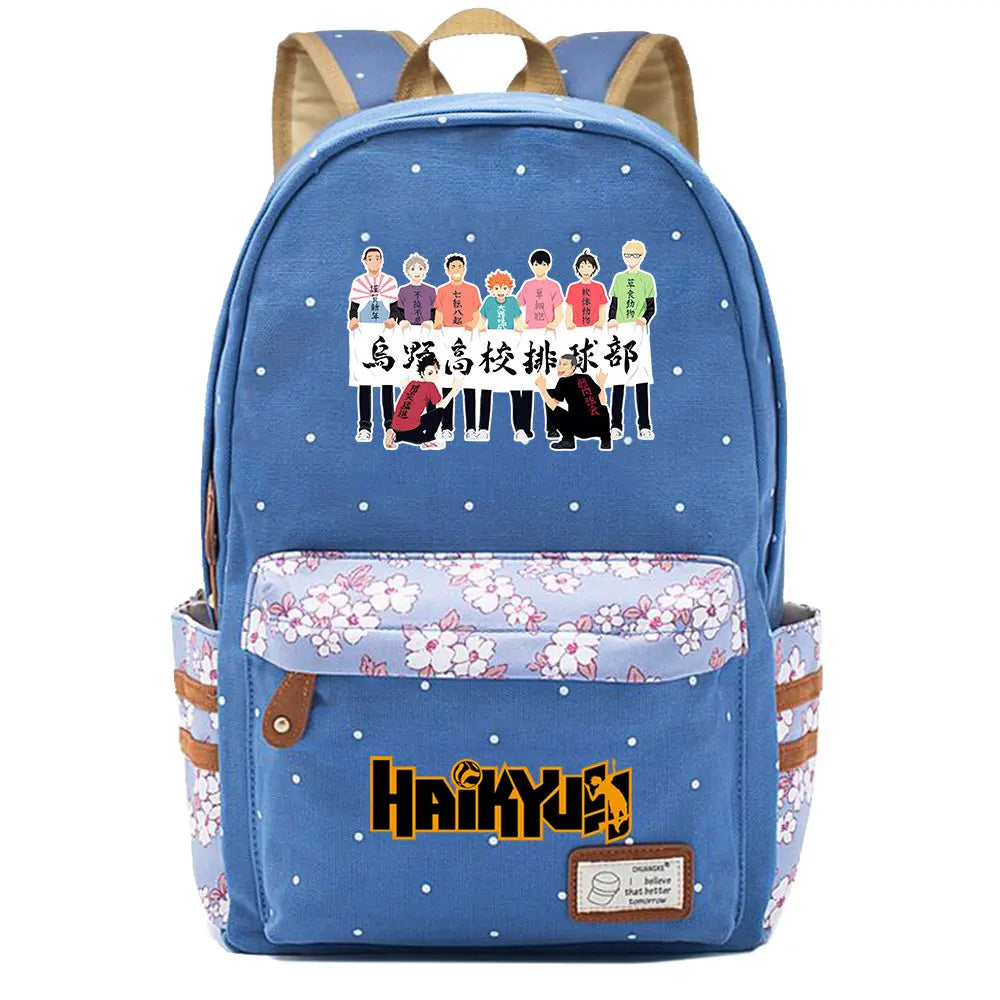 New Animal Volleyball Juvenile Boy Girl Kids School Book Bags Women Bagpack Teenagers Schoolbags Canvas Laptop Travel Backpack