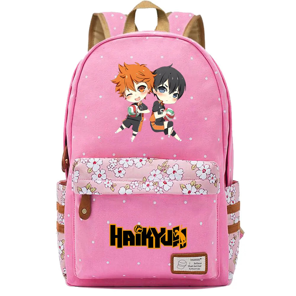 New Animal Volleyball Juvenile Boy Girl Kids School Book Bags Women Bagpack Teenagers Schoolbags Canvas Laptop Travel Backpack