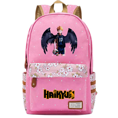 New Animal Volleyball Juvenile Boy Girl Kids School Book Bags Women Bagpack Teenagers Schoolbags Canvas Laptop Travel Backpack
