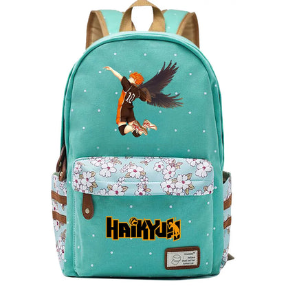 New Animal Volleyball Juvenile Boy Girl Kids School Book Bags Women Bagpack Teenagers Schoolbags Canvas Laptop Travel Backpack