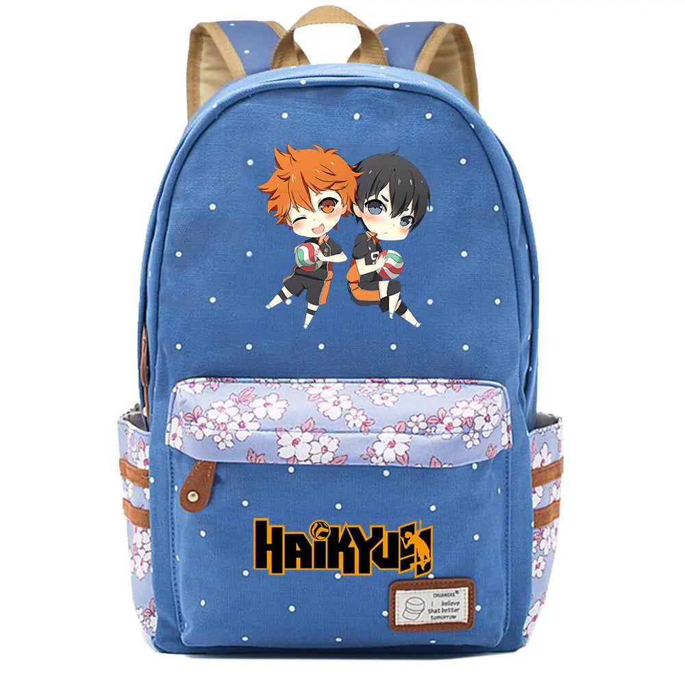 New Animal Volleyball Juvenile Boy Girl Kids School Book Bags Women Bagpack Teenagers Schoolbags Canvas Laptop Travel Backpack