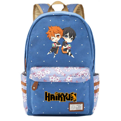 New Animal Volleyball Juvenile Boy Girl Kids School Book Bags Women Bagpack Teenagers Schoolbags Canvas Laptop Travel Backpack