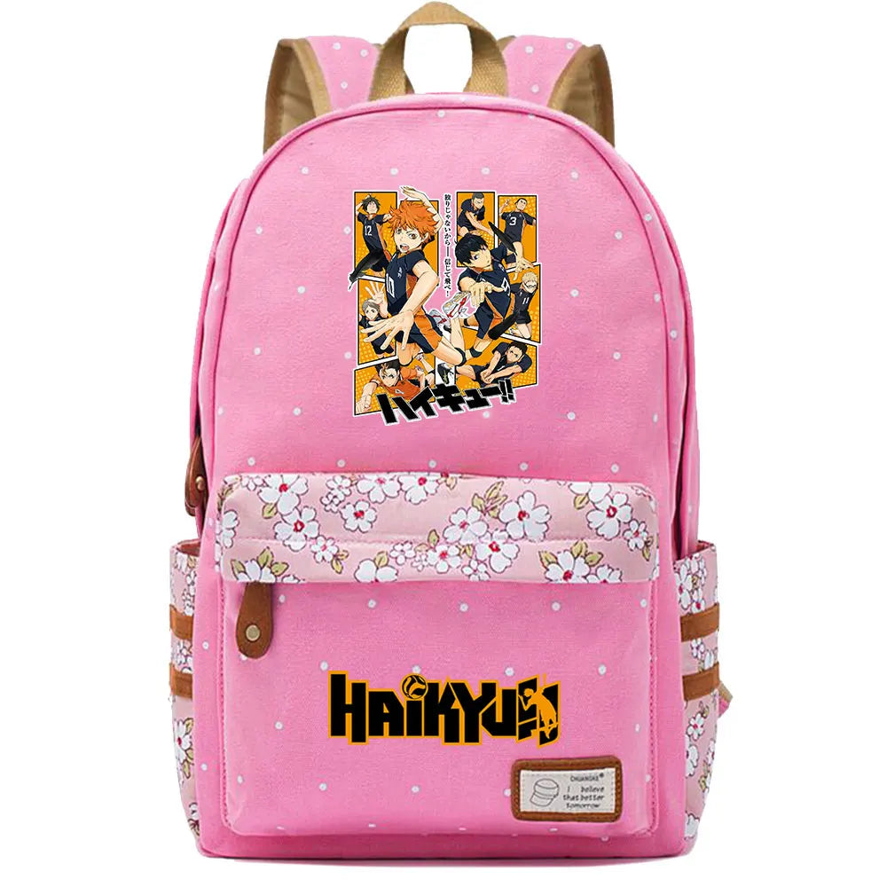 New Animal Volleyball Juvenile Boy Girl Kids School Book Bags Women Bagpack Teenagers Schoolbags Canvas Laptop Travel Backpack