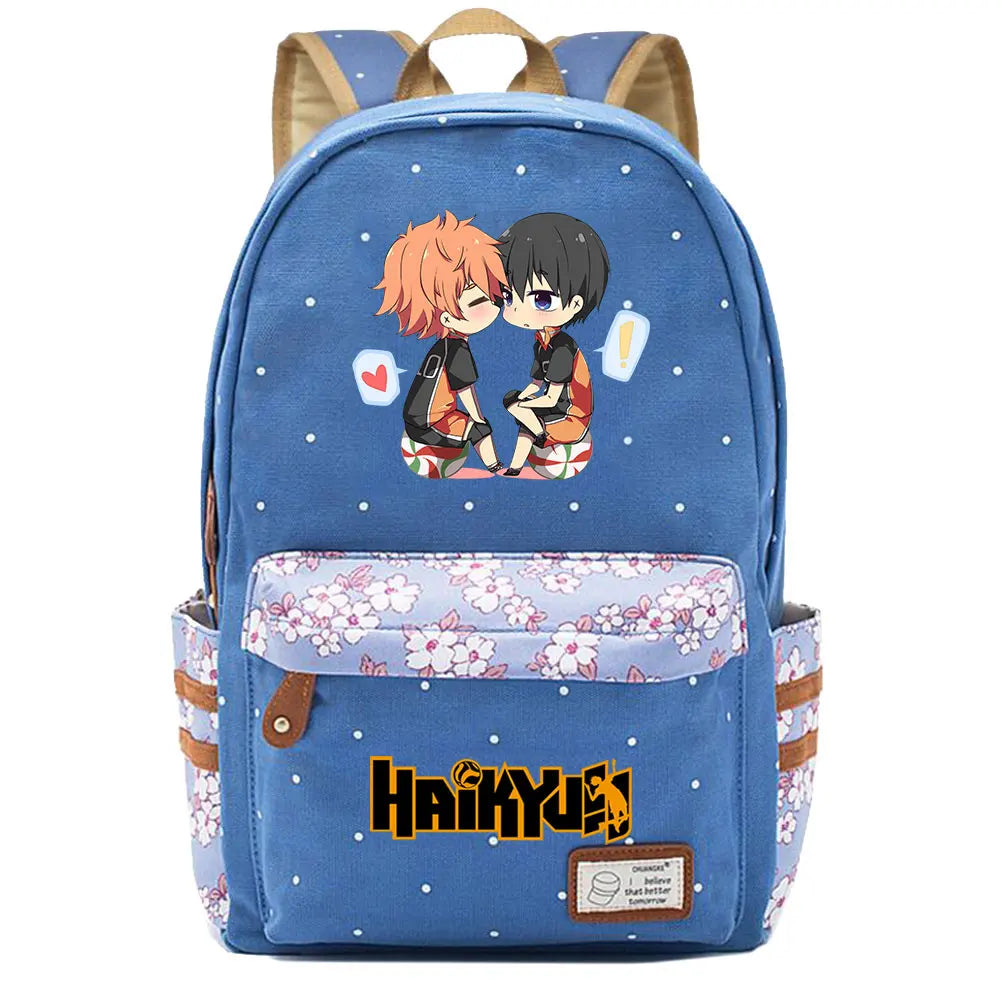 New Animal Volleyball Juvenile Boy Girl Kids School Book Bags Women Bagpack Teenagers Schoolbags Canvas Laptop Travel Backpack