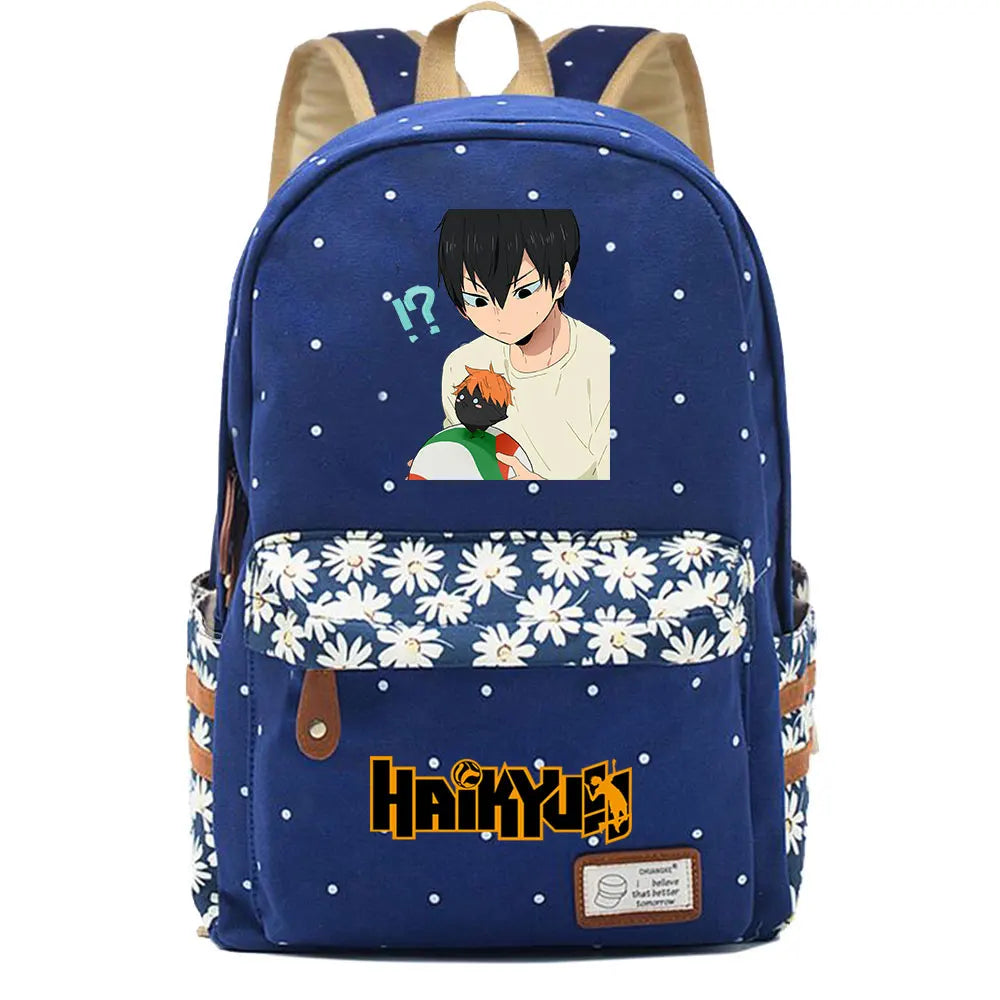 New Animal Volleyball Juvenile Boy Girl Kids School Book Bags Women Bagpack Teenagers Schoolbags Canvas Laptop Travel Backpack