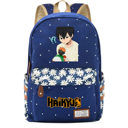 New Animal Volleyball Juvenile Boy Girl Kids School Book Bags Women Bagpack Teenagers Schoolbags Canvas Laptop Travel Backpack