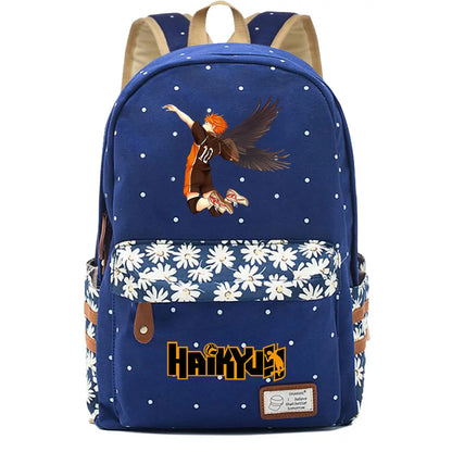 New Animal Volleyball Juvenile Boy Girl Kids School Book Bags Women Bagpack Teenagers Schoolbags Canvas Laptop Travel Backpack