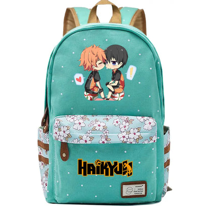 New Animal Volleyball Juvenile Boy Girl Kids School Book Bags Women Bagpack Teenagers Schoolbags Canvas Laptop Travel Backpack