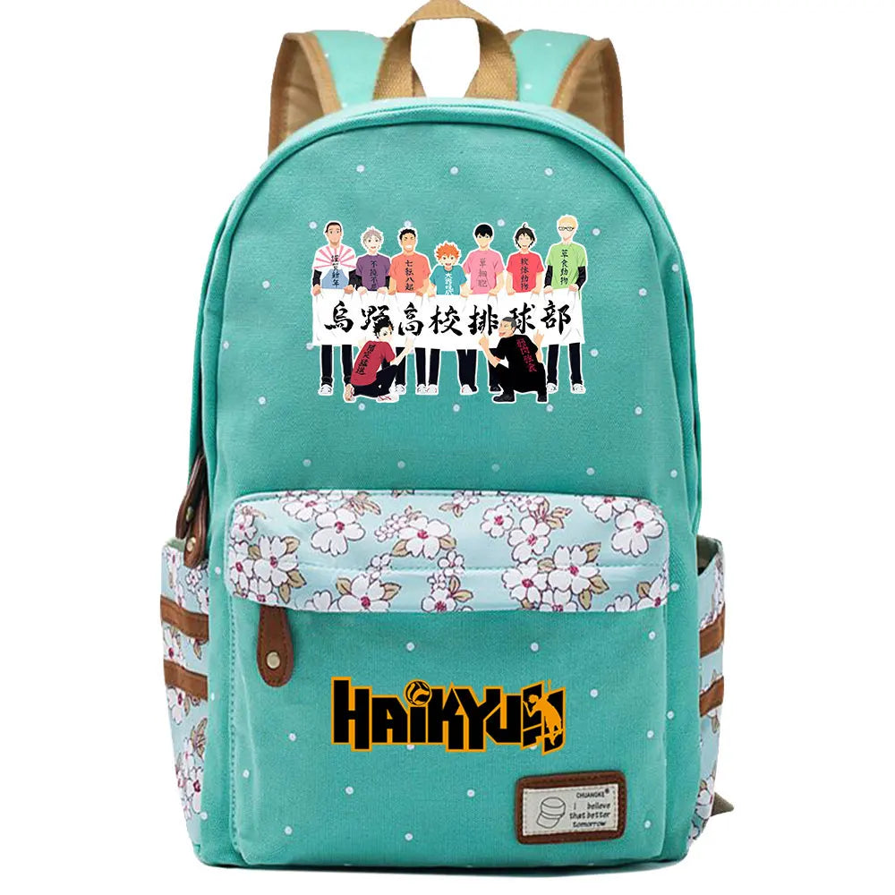 New Animal Volleyball Juvenile Boy Girl Kids School Book Bags Women Bagpack Teenagers Schoolbags Canvas Laptop Travel Backpack