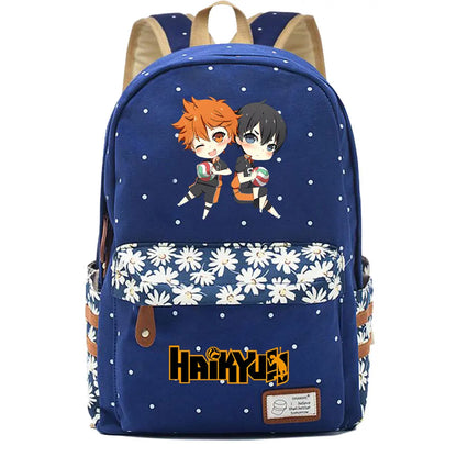 New Animal Volleyball Juvenile Boy Girl Kids School Book Bags Women Bagpack Teenagers Schoolbags Canvas Laptop Travel Backpack