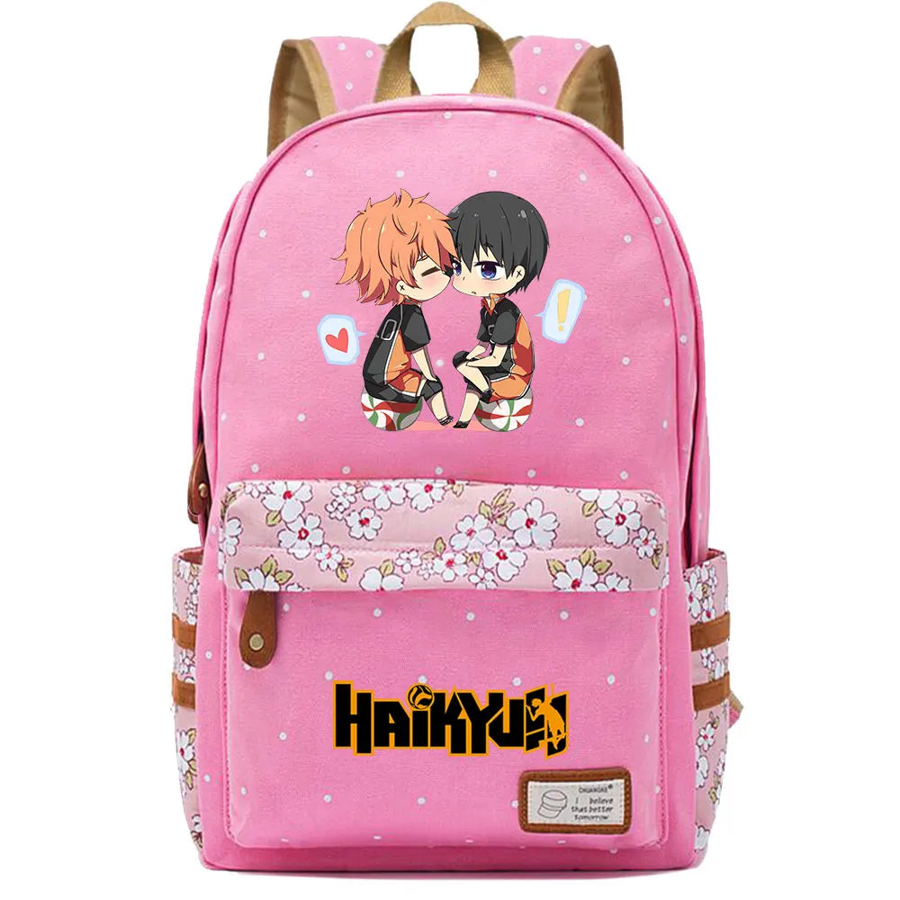 New Animal Volleyball Juvenile Boy Girl Kids School Book Bags Women Bagpack Teenagers Schoolbags Canvas Laptop Travel Backpack