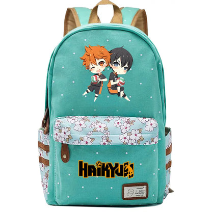 New Animal Volleyball Juvenile Boy Girl Kids School Book Bags Women Bagpack Teenagers Schoolbags Canvas Laptop Travel Backpack