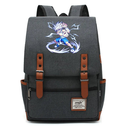 New Anime Gon Freecss Boy Girl Kids Student School Book Bags Teenagers Canvas Women Bagpack Men Laptop Travel Backpack