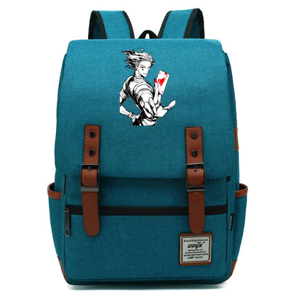 New Anime Gon Freecss Boy Girl Kids Student School Book Bags Teenagers Canvas Women Bagpack Men Laptop Travel Backpack