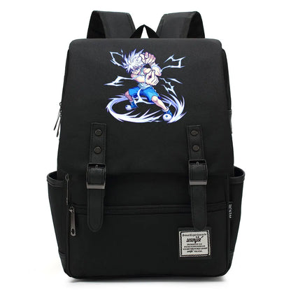 New Anime Gon Freecss Boy Girl Kids Student School Book Bags Teenagers Canvas Women Bagpack Men Laptop Travel Backpack