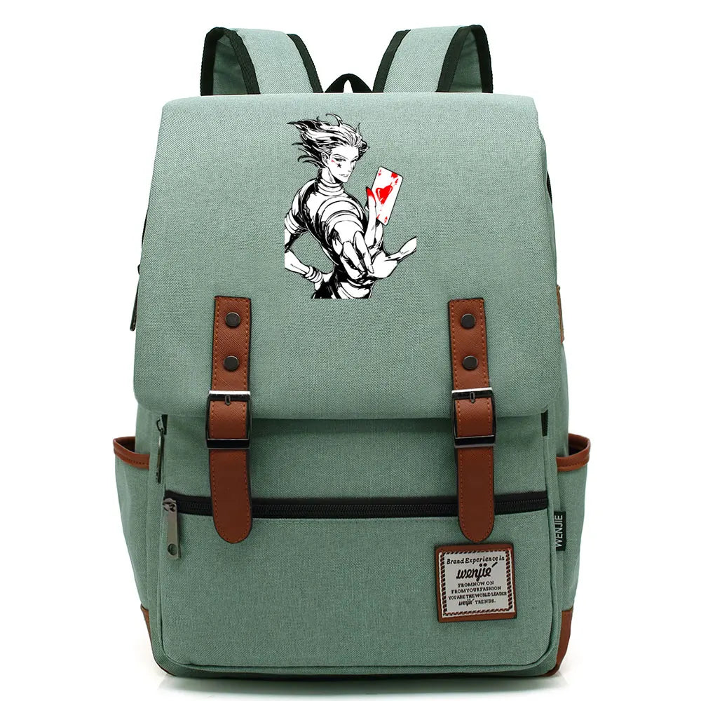 New Anime Gon Freecss Boy Girl Kids Student School Book Bags Teenagers Canvas Women Bagpack Men Laptop Travel Backpack