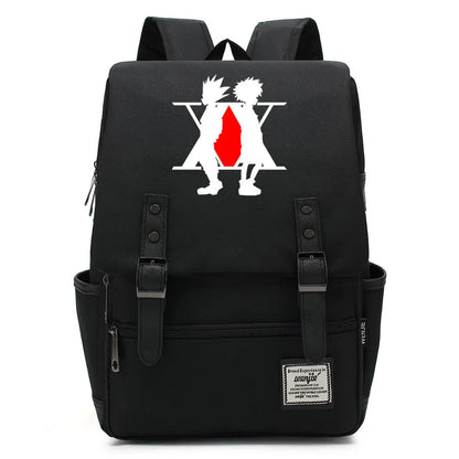 New Anime Gon Freecss Boy Girl Kids Student School Book Bags Teenagers Canvas Women Bagpack Men Laptop Travel Backpack