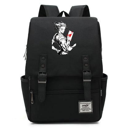 New Anime Gon Freecss Boy Girl Kids Student School Book Bags Teenagers Canvas Women Bagpack Men Laptop Travel Backpack