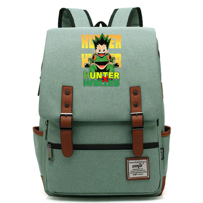 New Anime Gon Freecss Boy Girl Kids Student School Book Bags Teenagers Canvas Women Bagpack Men Laptop Travel Backpack