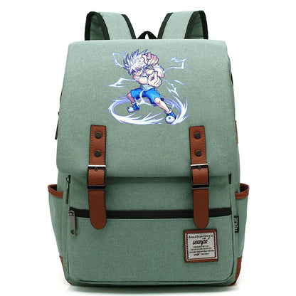 New Anime Gon Freecss Boy Girl Kids Student School Book Bags Teenagers Canvas Women Bagpack Men Laptop Travel Backpack