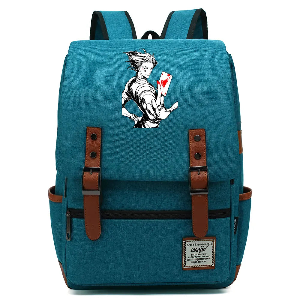 New Anime Gon Freecss Boy Girl Kids Student School Book Bags Teenagers Canvas Women Bagpack Men Laptop Travel Backpack