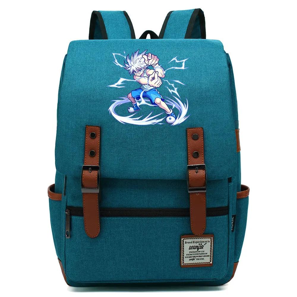New Anime Gon Freecss Boy Girl Kids Student School Book Bags Teenagers Canvas Women Bagpack Men Laptop Travel Backpack
