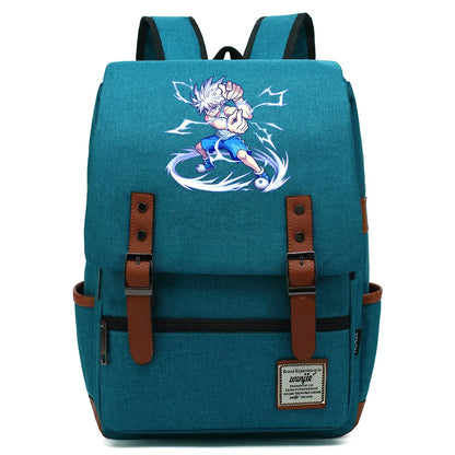 New Anime Gon Freecss Boy Girl Kids Student School Book Bags Teenagers Canvas Women Bagpack Men Laptop Travel Backpack