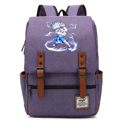 New Anime Gon Freecss Boy Girl Kids Student School Book Bags Teenagers Canvas Women Bagpack Men Laptop Travel Backpack