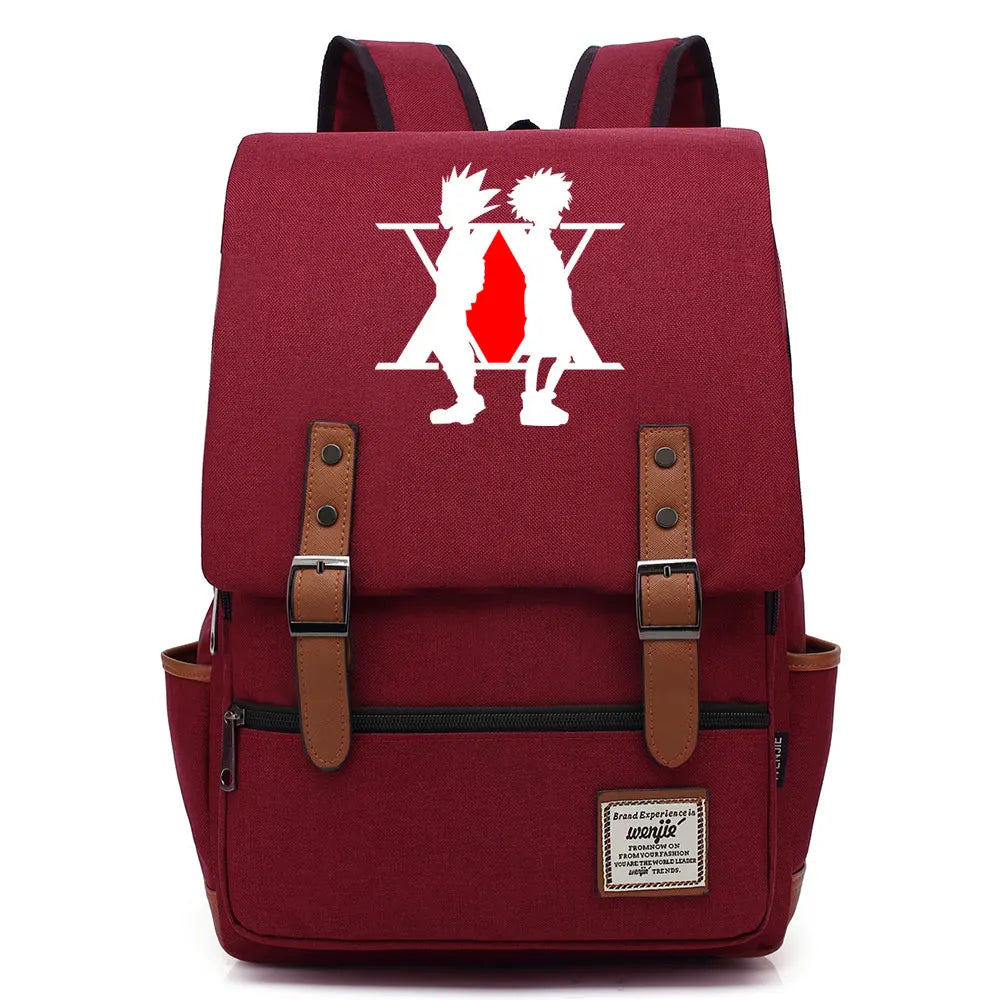 New Anime Gon Freecss Boy Girl Kids Student School Book Bags Teenagers Canvas Women Bagpack Men Laptop Travel Backpack