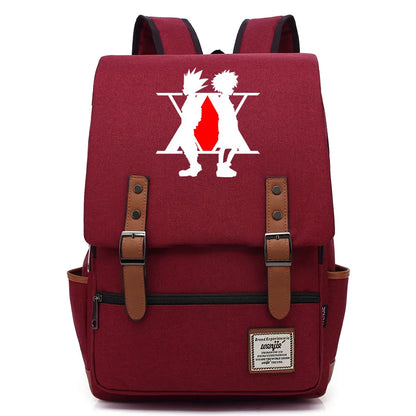 New Anime Gon Freecss Boy Girl Kids Student School Book Bags Teenagers Canvas Women Bagpack Men Laptop Travel Backpack