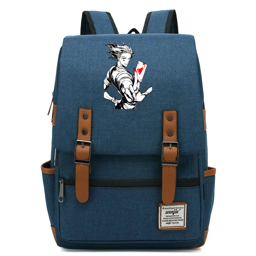 New Anime Gon Freecss Boy Girl Kids Student School Book Bags Teenagers Canvas Women Bagpack Men Laptop Travel Backpack