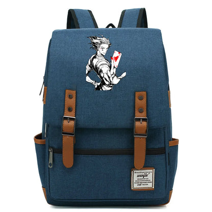 New Anime Gon Freecss Boy Girl Kids Student School Book Bags Teenagers Canvas Women Bagpack Men Laptop Travel Backpack