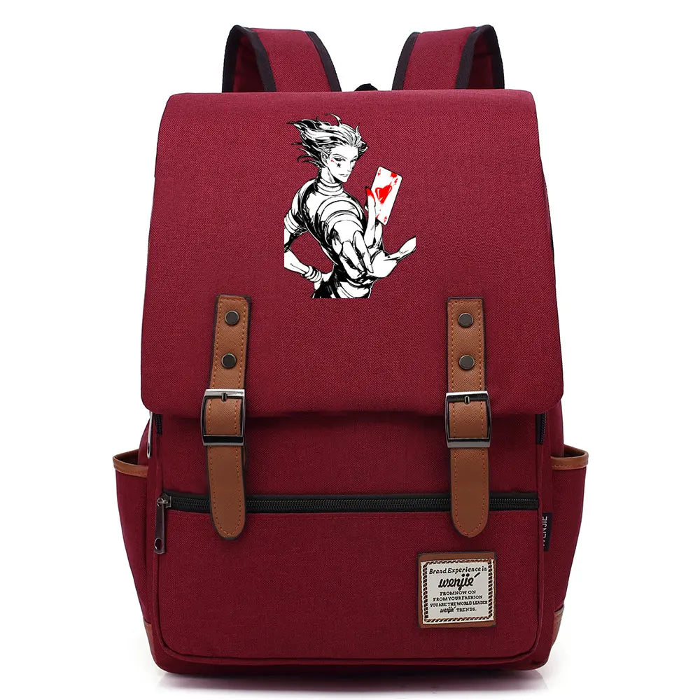 New Anime Gon Freecss Boy Girl Kids Student School Book Bags Teenagers Canvas Women Bagpack Men Laptop Travel Backpack