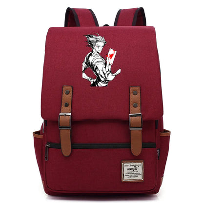 New Anime Gon Freecss Boy Girl Kids Student School Book Bags Teenagers Canvas Women Bagpack Men Laptop Travel Backpack