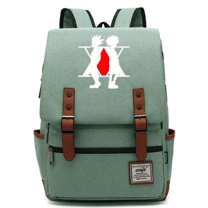 New Anime Gon Freecss Boy Girl Kids Student School Book Bags Teenagers Canvas Women Bagpack Men Laptop Travel Backpack