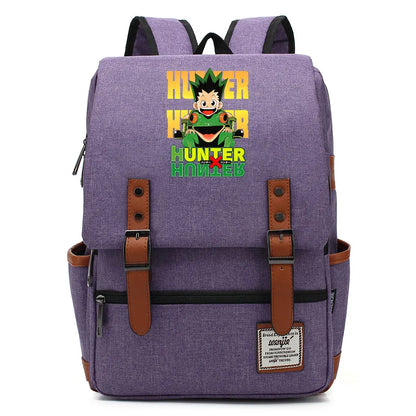 New Anime Gon Freecss Boy Girl Kids Student School Book Bags Teenagers Canvas Women Bagpack Men Laptop Travel Backpack