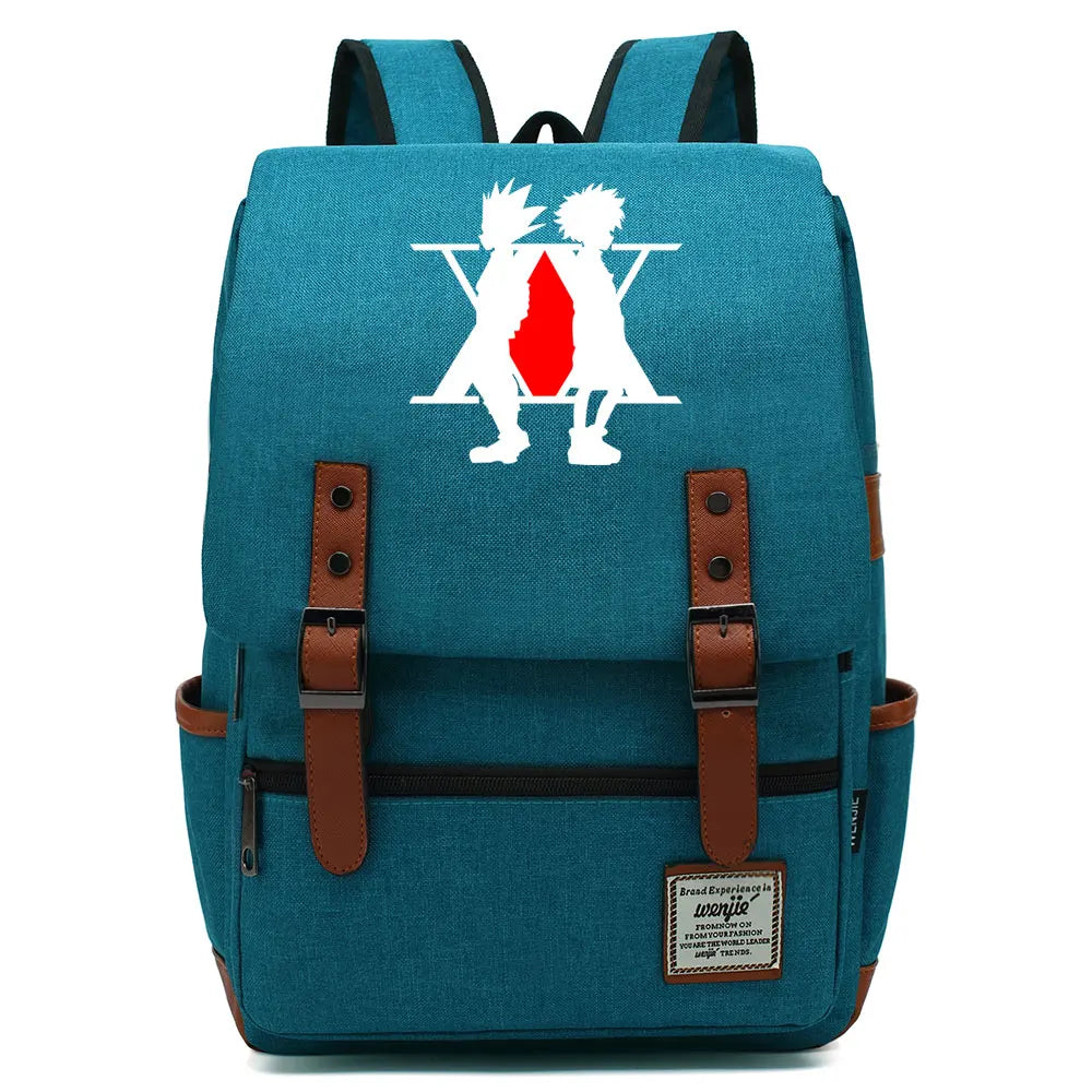 New Anime Gon Freecss Boy Girl Kids Student School Book Bags Teenagers Canvas Women Bagpack Men Laptop Travel Backpack