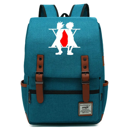 New Anime Gon Freecss Boy Girl Kids Student School Book Bags Teenagers Canvas Women Bagpack Men Laptop Travel Backpack