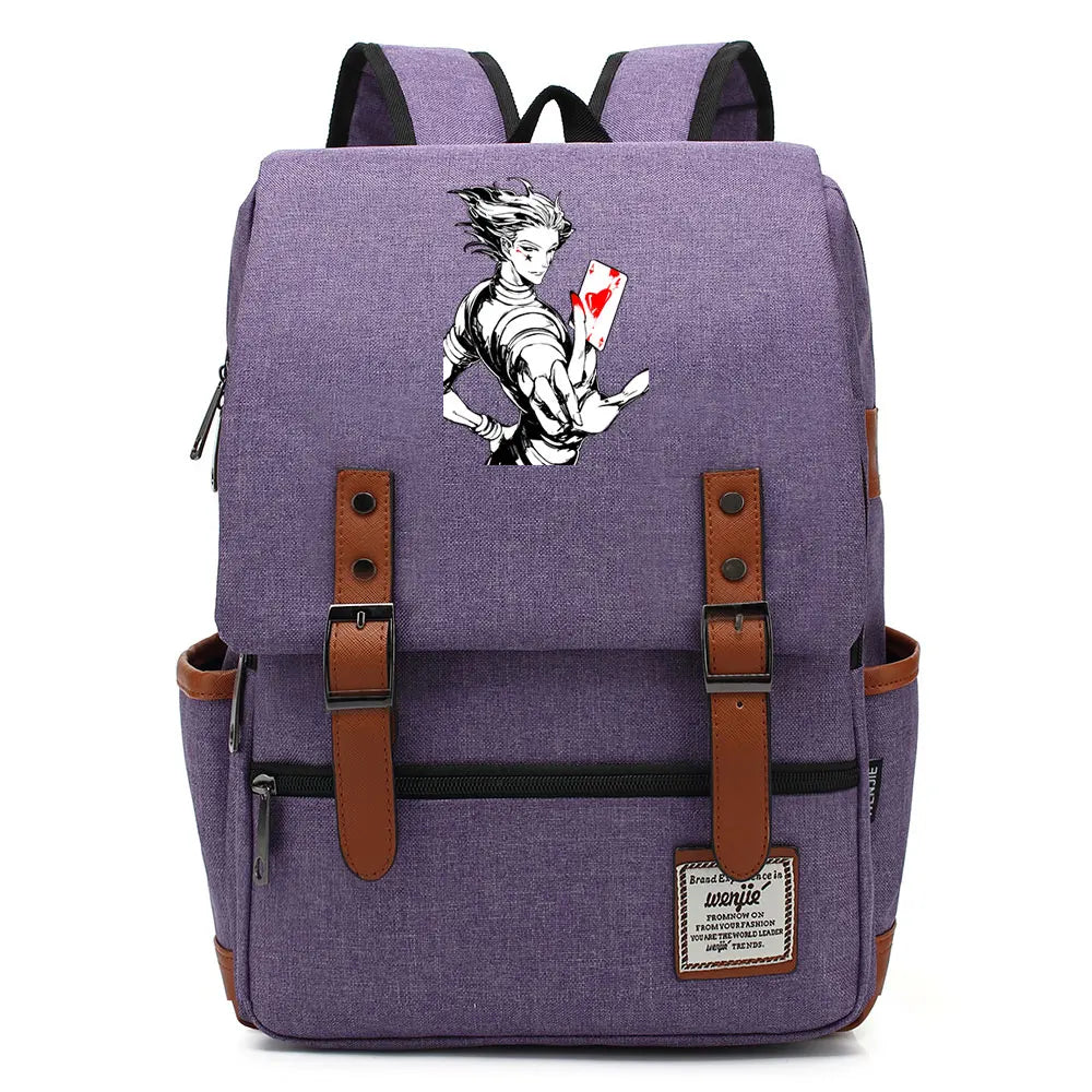 New Anime Gon Freecss Boy Girl Kids Student School Book Bags Teenagers Canvas Women Bagpack Men Laptop Travel Backpack