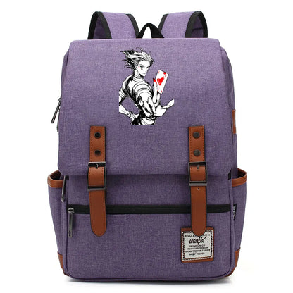 New Anime Gon Freecss Boy Girl Kids Student School Book Bags Teenagers Canvas Women Bagpack Men Laptop Travel Backpack