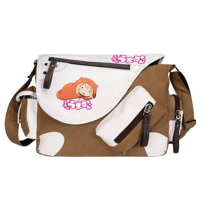 New Anime Himouto! Umaru-chan Prints Men Canvas Travel Women Messenger Shoulder Bags Teenager Satchels Boys Girls Kids Bookbag