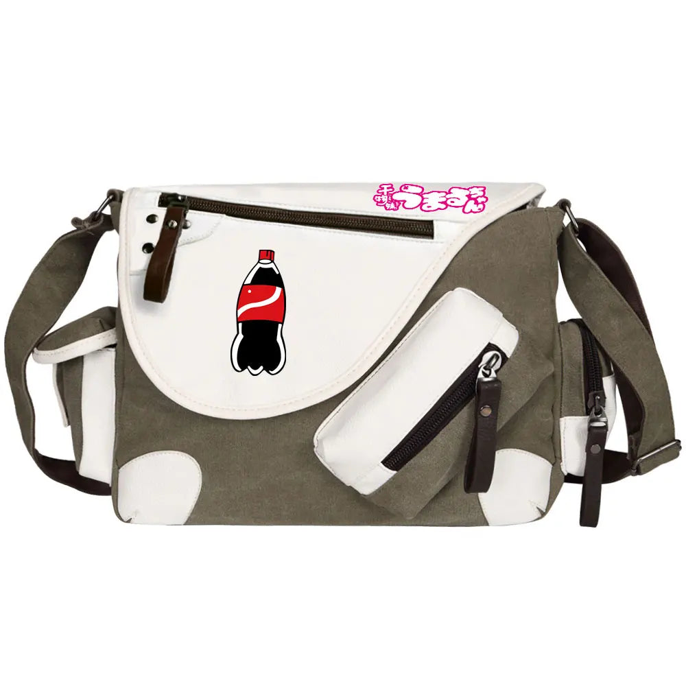 New Anime Himouto! Umaru-chan Prints Men Canvas Travel Women Messenger Shoulder Bags Teenager Satchels Boys Girls Kids Bookbag