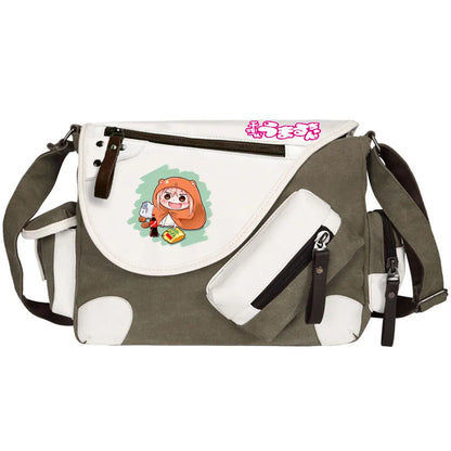 New Anime Himouto! Umaru-chan Prints Men Canvas Travel Women Messenger Shoulder Bags Teenager Satchels Boys Girls Kids Bookbag