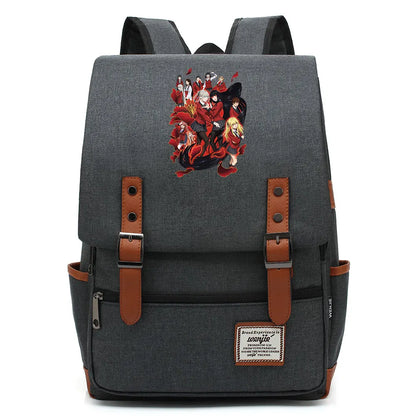 New Anime Kakegurui Boy Girl Kids Student School Book Bags Teenagers Canvas Women Bagpack Men Laptop Travel Backpack