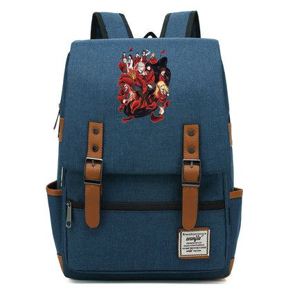New Anime Kakegurui Boy Girl Kids Student School Book Bags Teenagers Canvas Women Bagpack Men Laptop Travel Backpack