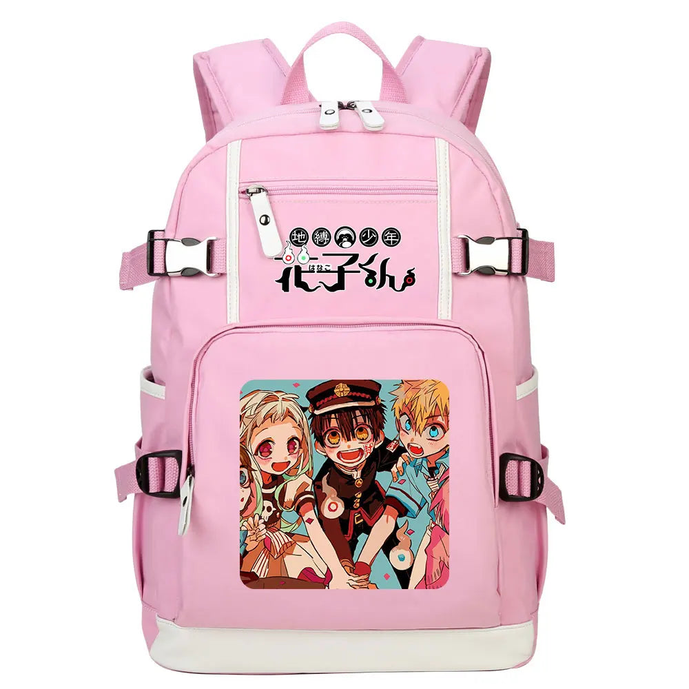 New Anime Toilet-Bound Hanako-Kun Teenagers Student Schoolbags Women Men Laptop Travel Backpack Boy Girl Kids School Book Bags