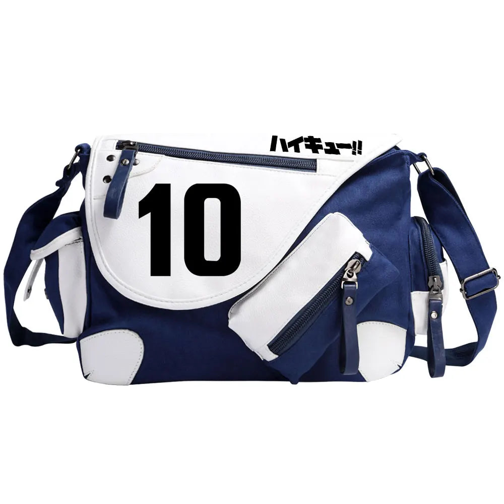 New Anime Volleyball Juvenile Prints Men Canvas Travel Shoulder Bag Women Messenger Bags Satchels Boys Girls Kids Schoolbag